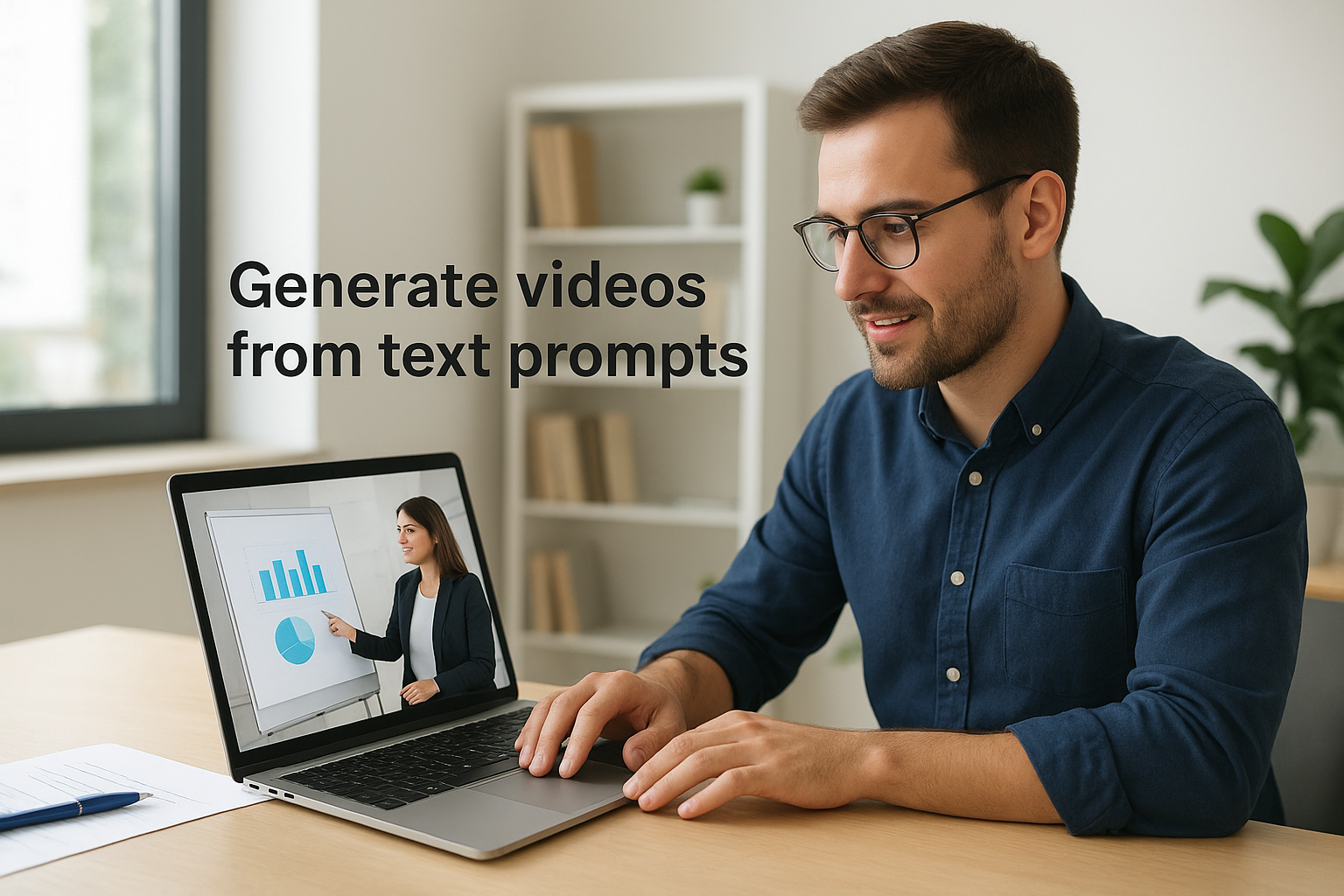 Generate videos from text prompts
