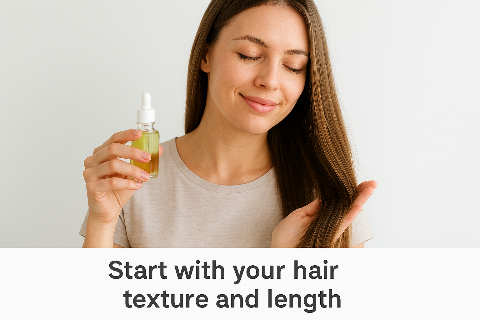 Start with your hair texture and length