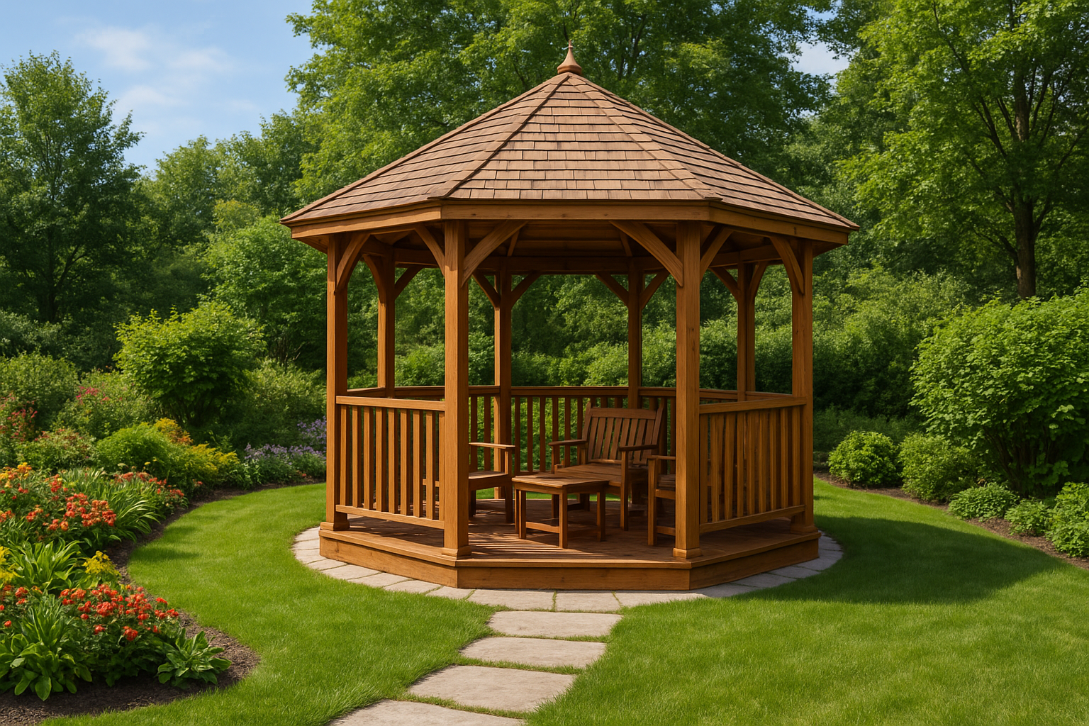 4. Garden gazebo