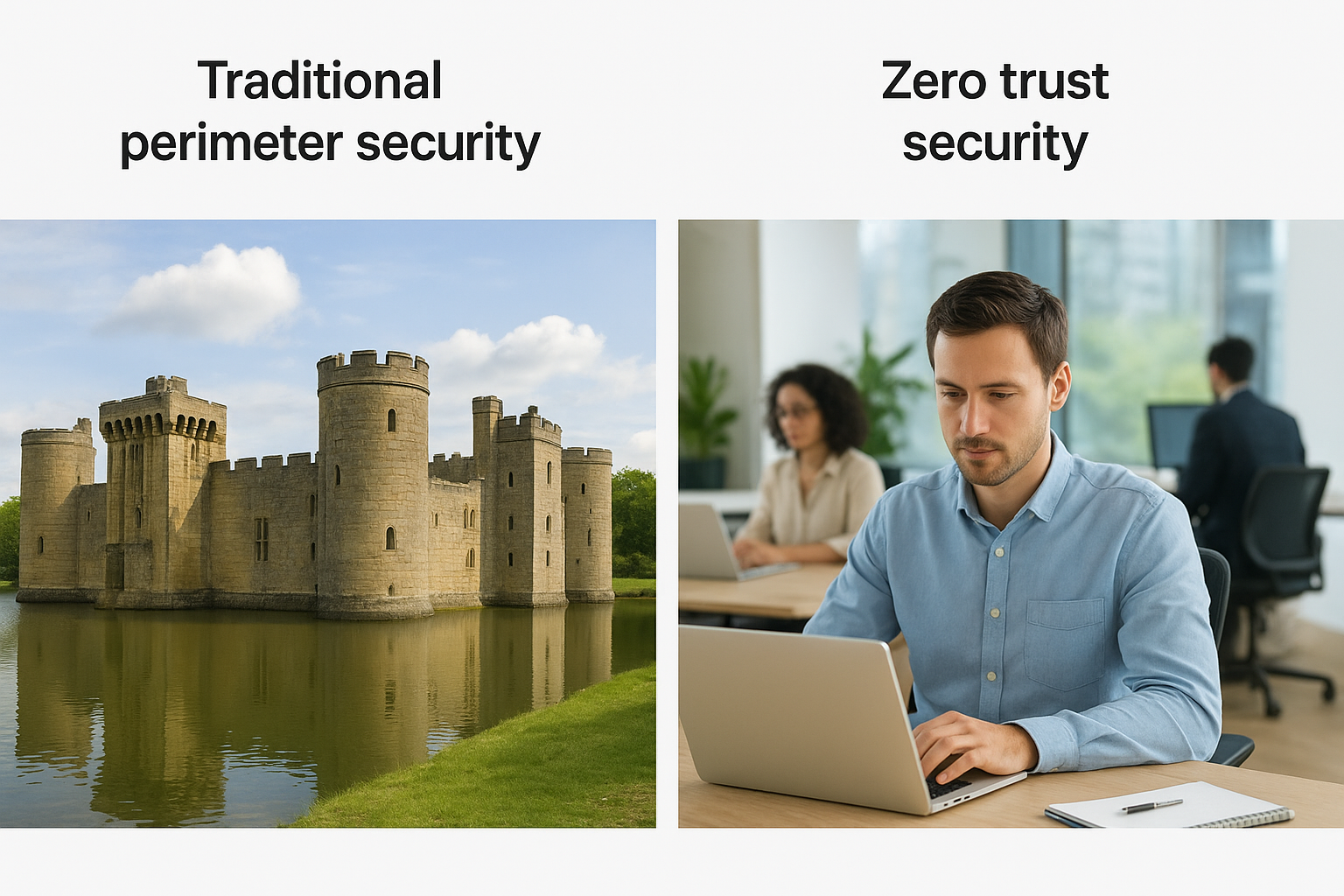 Zero trust vs traditional perimeter security