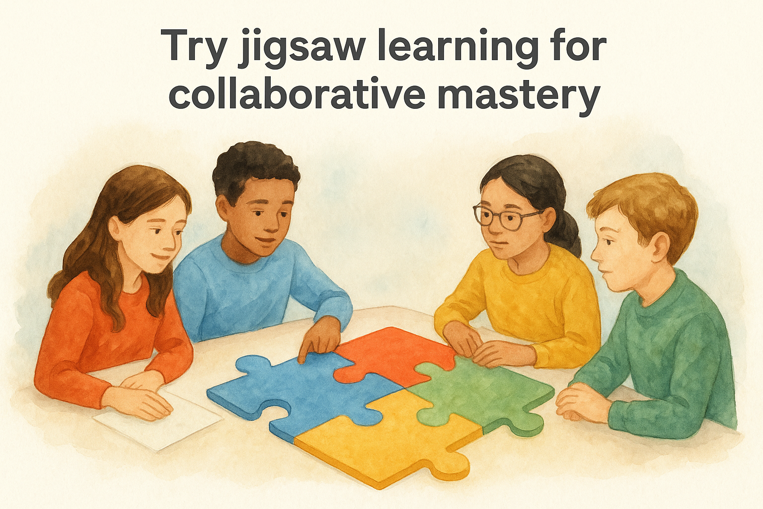 3. Try jigsaw learning for collaborative mastery