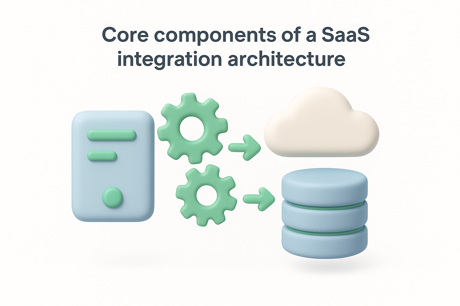 Core components of a SaaS integration architecture
