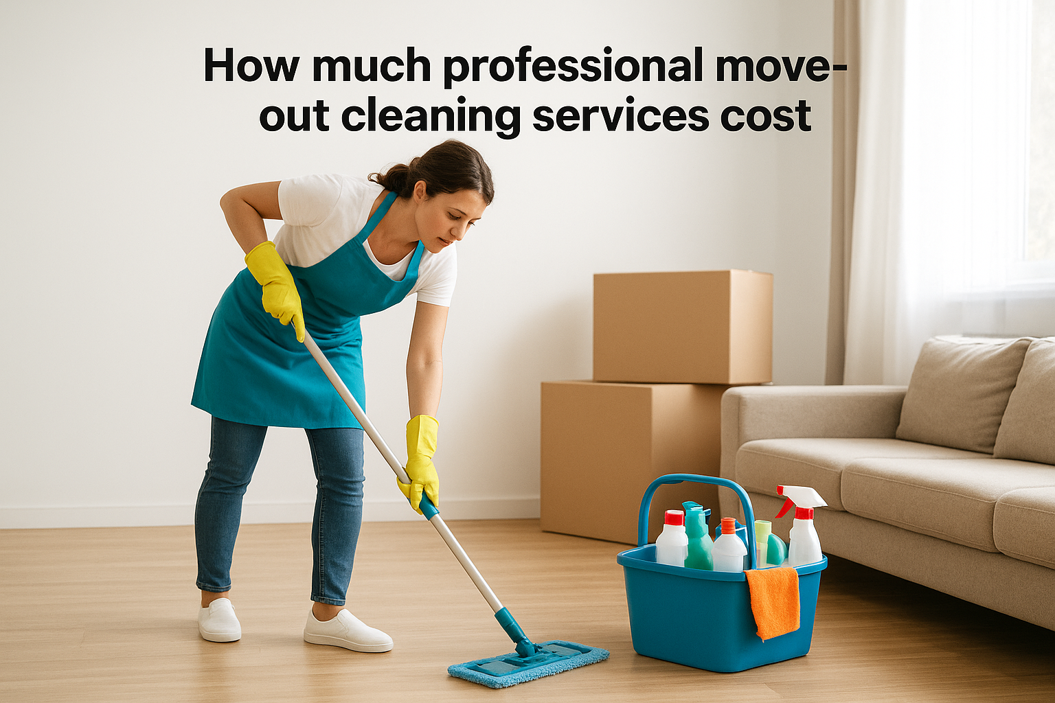 How much professional move-out cleaning services cost