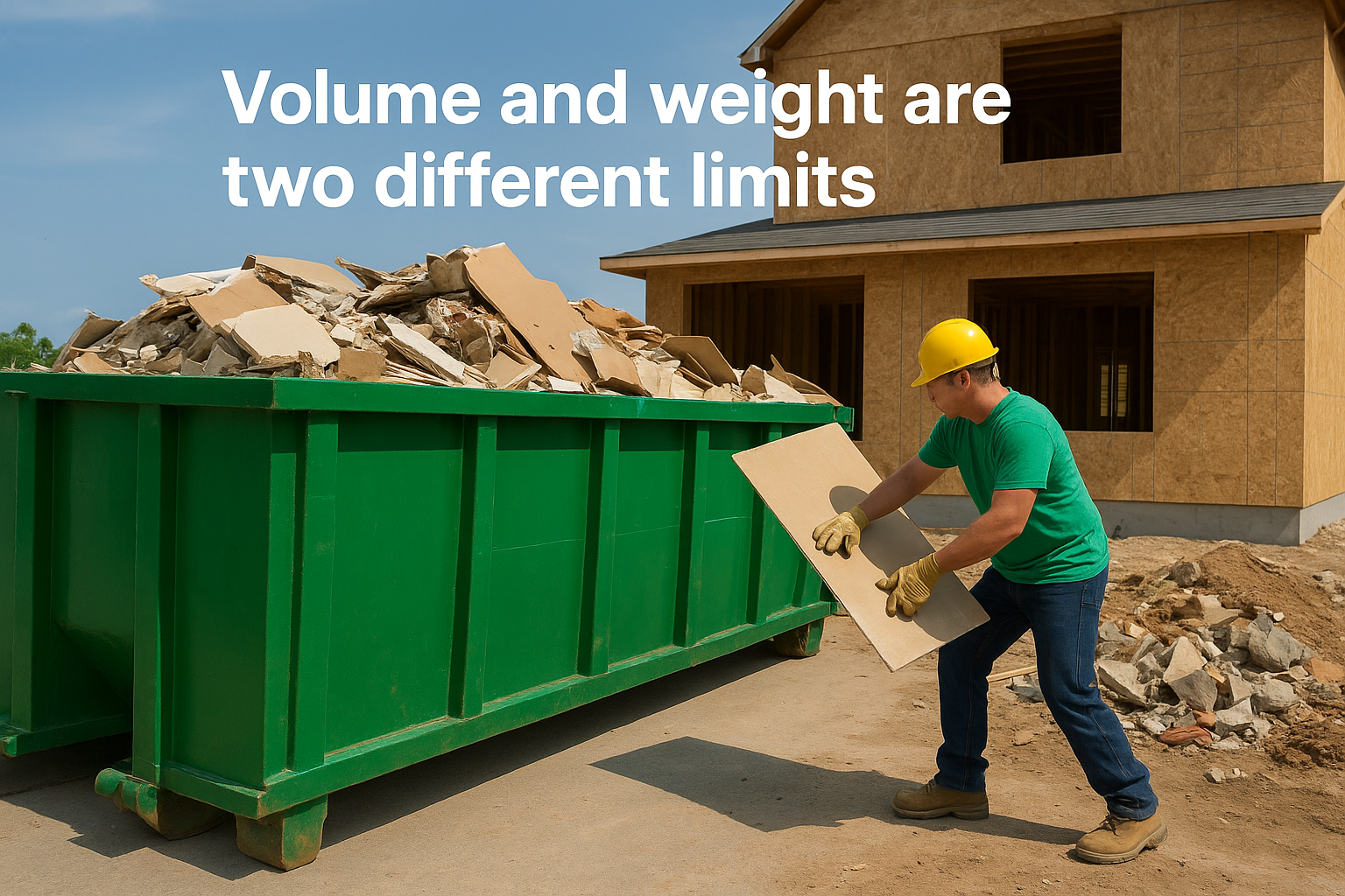 Volume and weight are two different limits