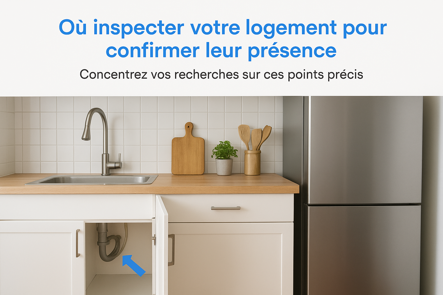 Où inspecter votre logement pour confirmer leur présence