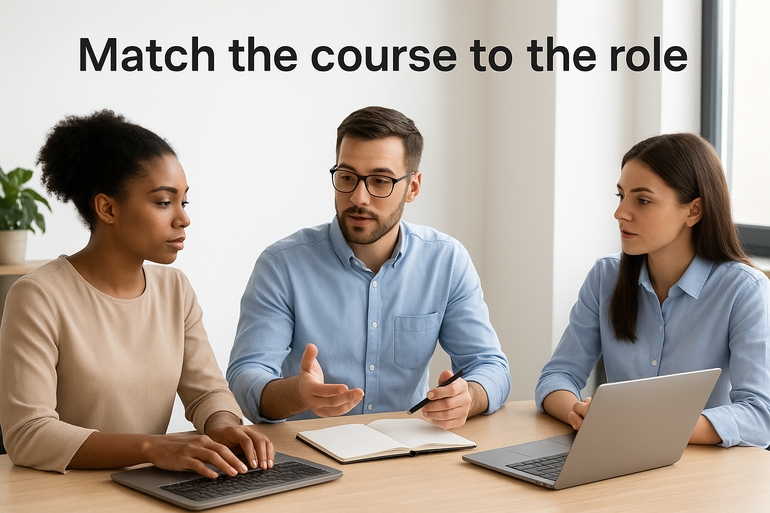 Match the course to the role
