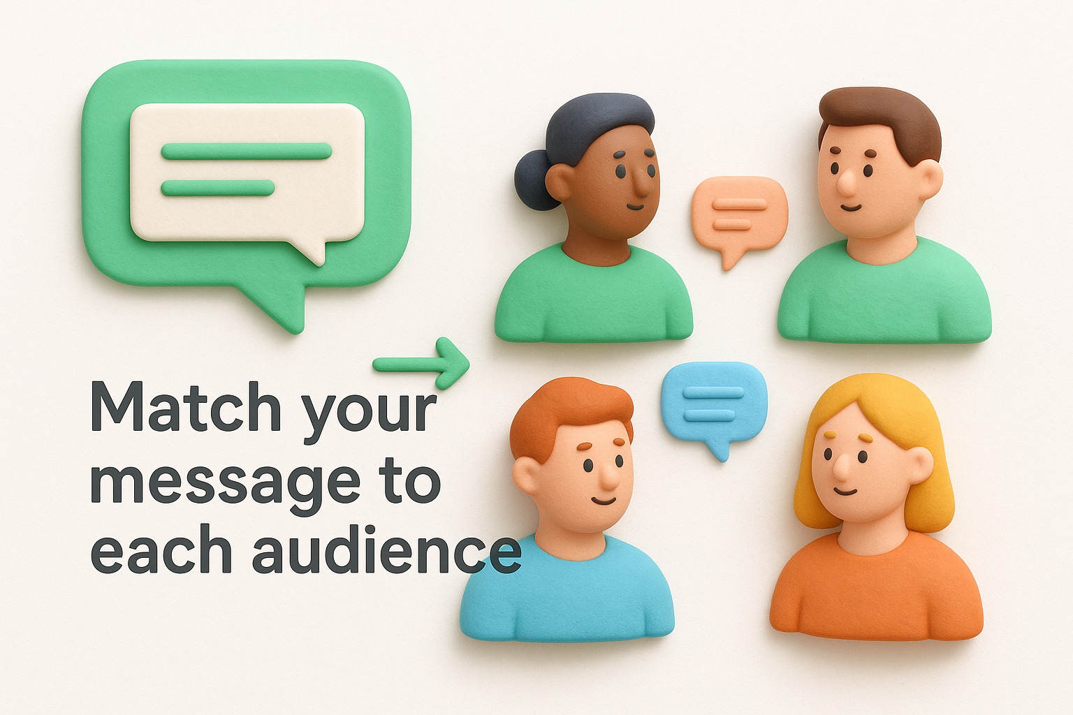 Match your message to each audience