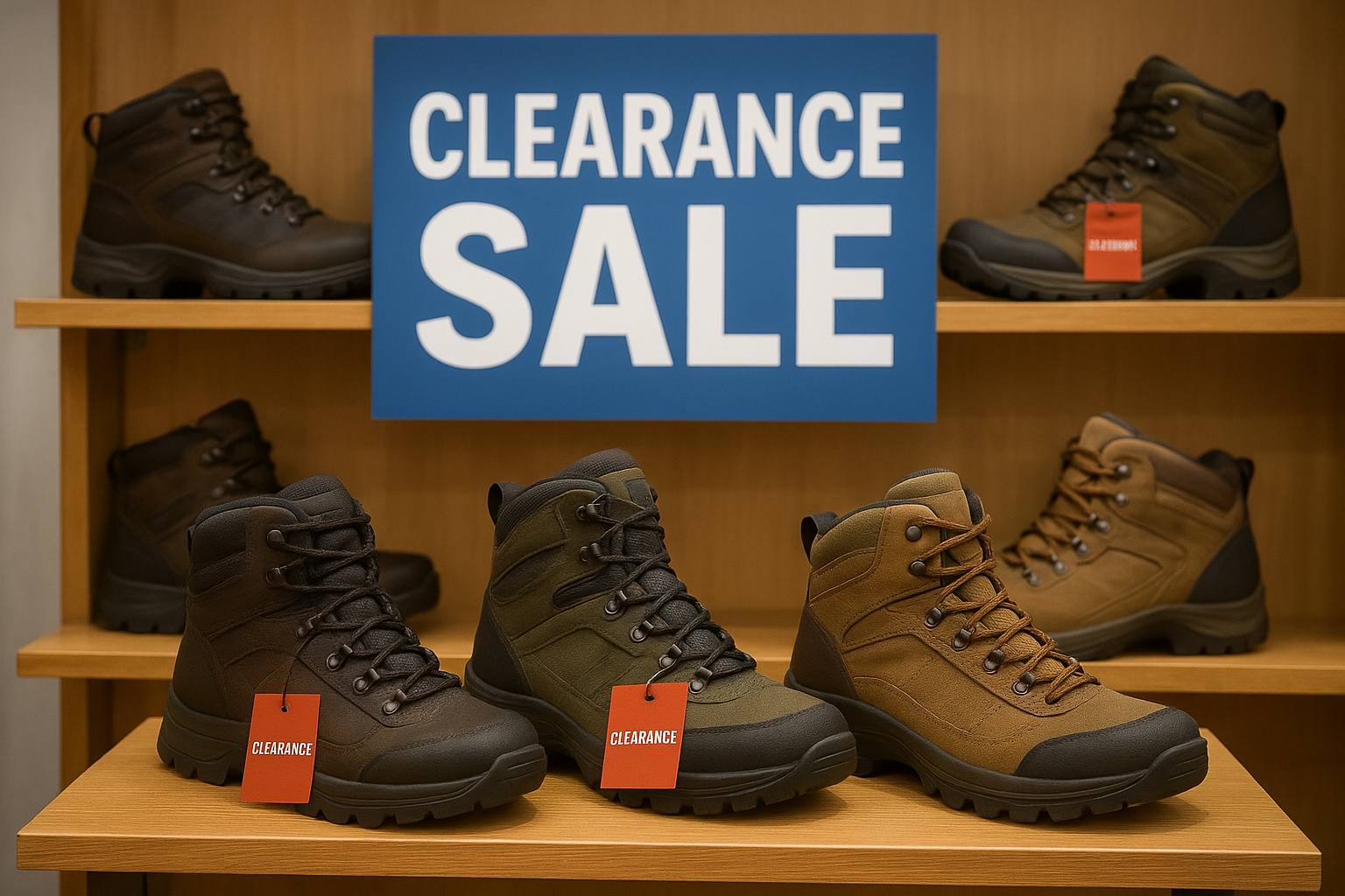 1. MoreSports hiking boots clearance sale