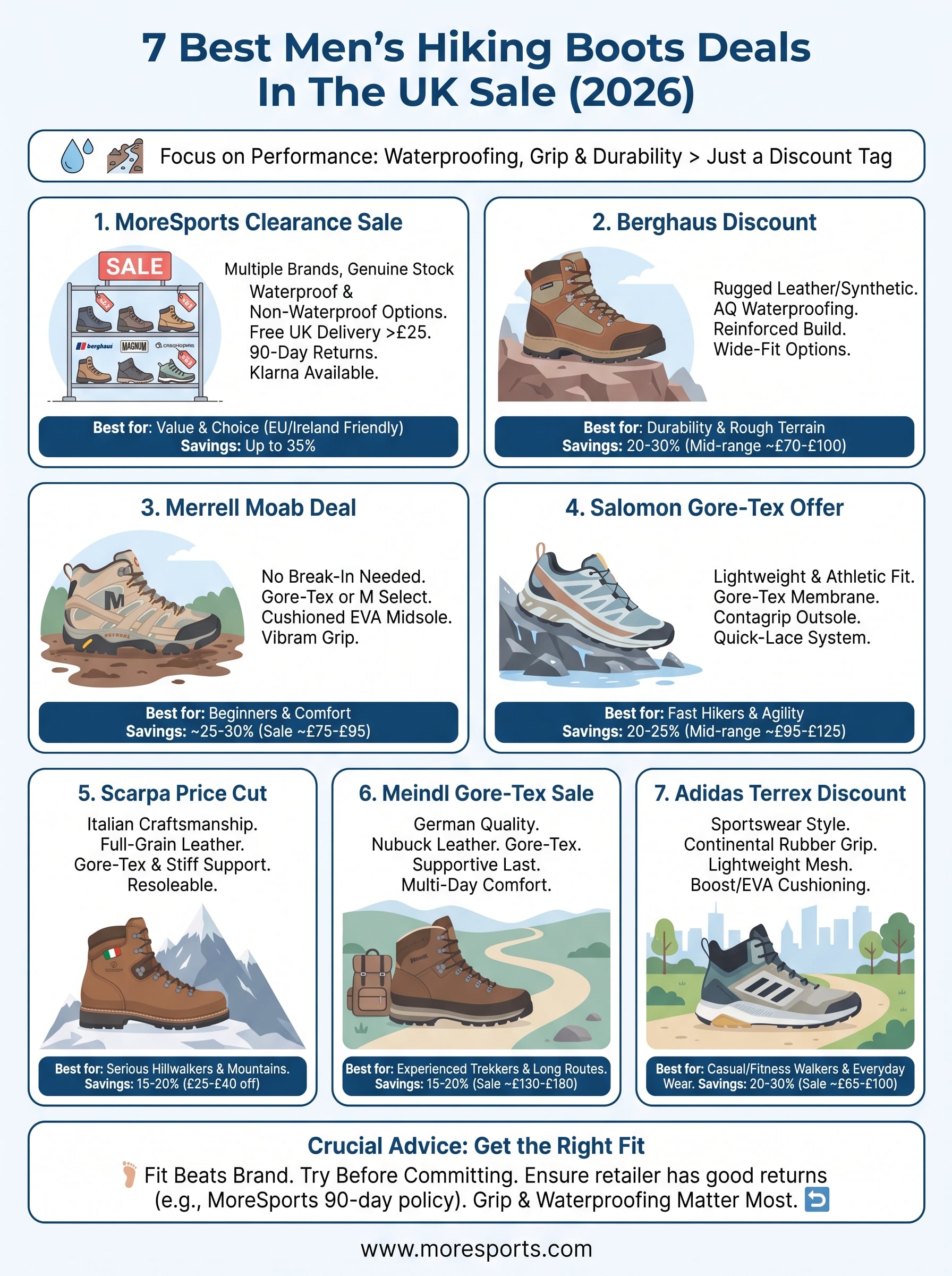 mens hiking boots sale uk infographic
