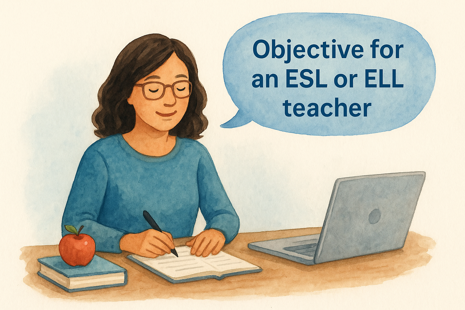 5. Objective for an ESL or ELL teacher