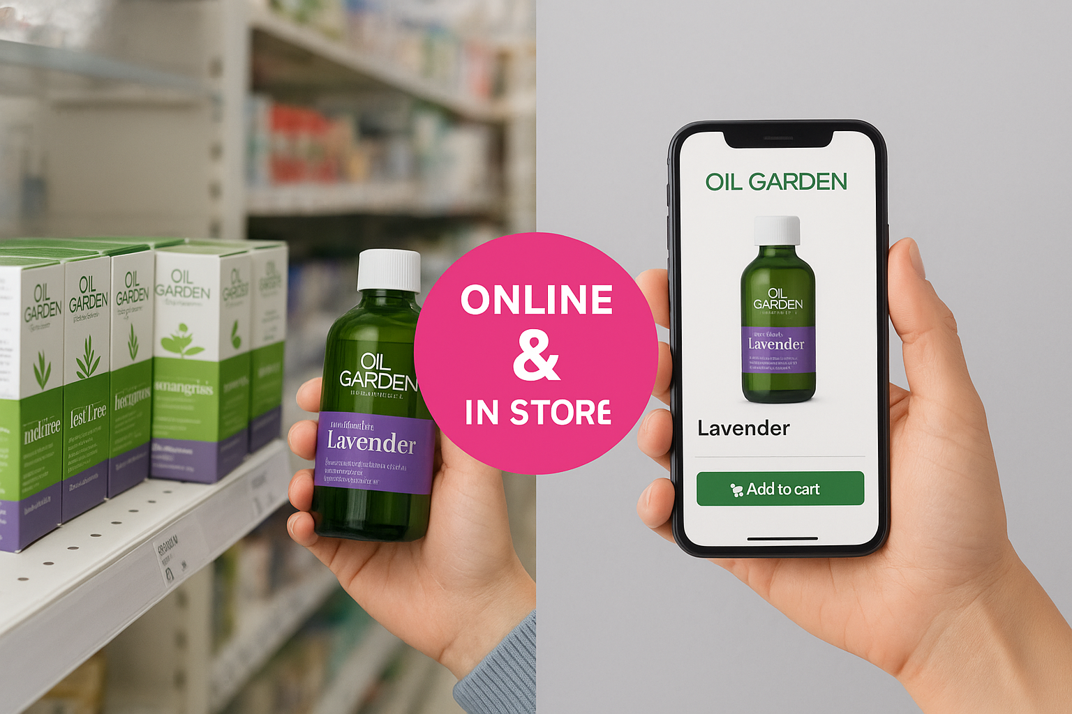 How to buy Oil Garden products online and in store