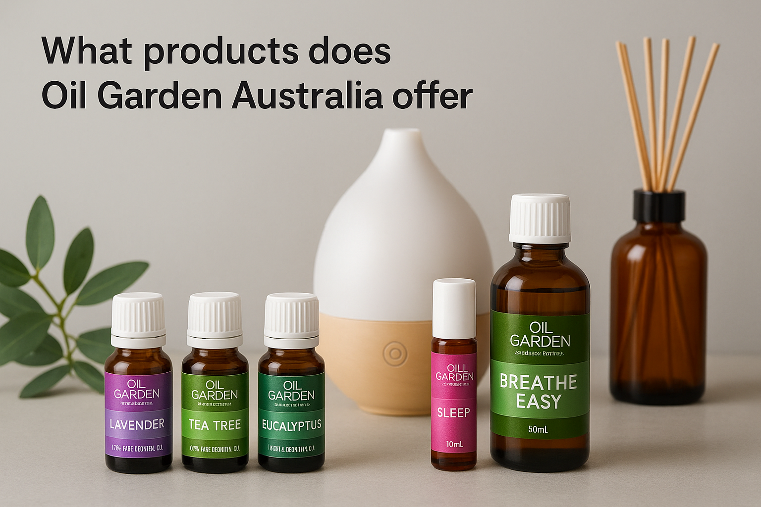 What products does Oil Garden Australia offer