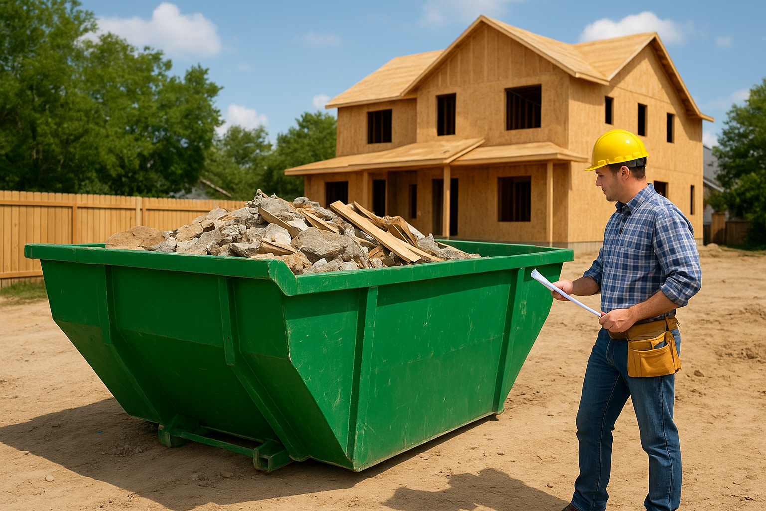 Choosing the right dumpster size for your construction project