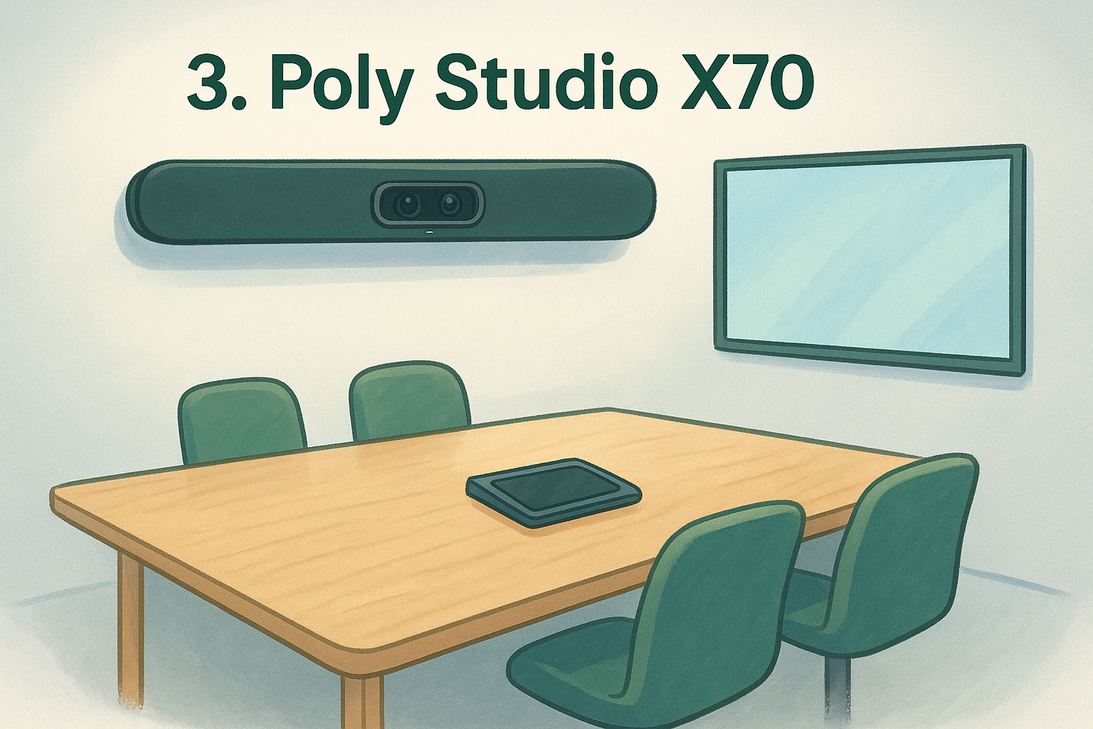 3. Poly Studio X70