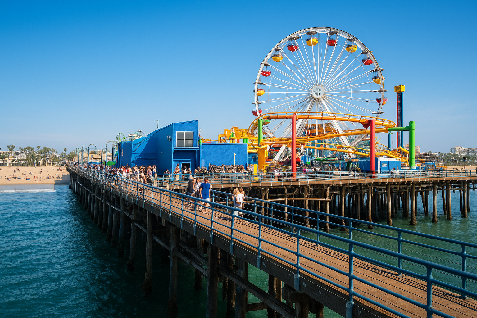 2. Explore Santa Monica Pier and Pacific Park