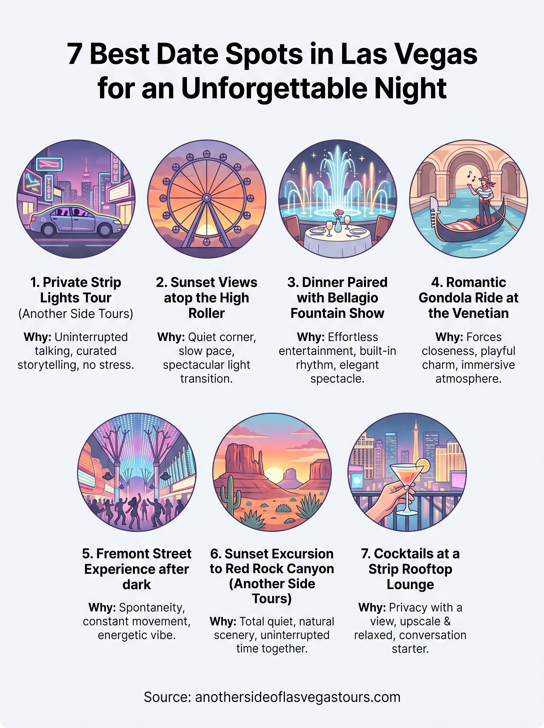 best date spots in las vegas infographic