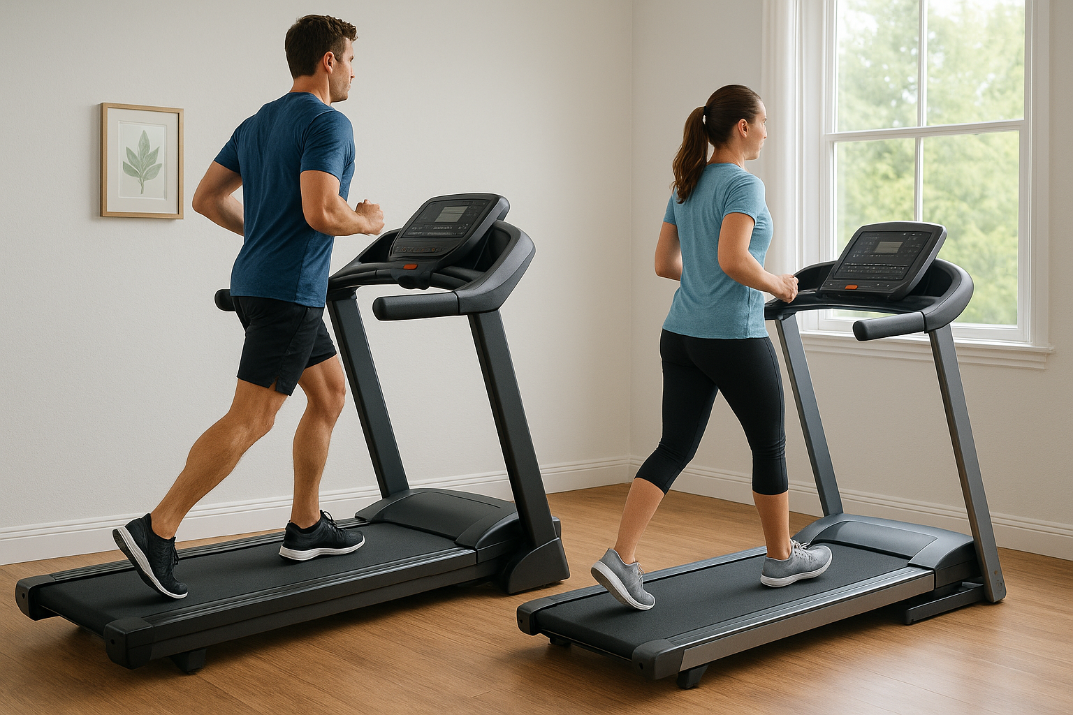 Running machines vs. walking machines