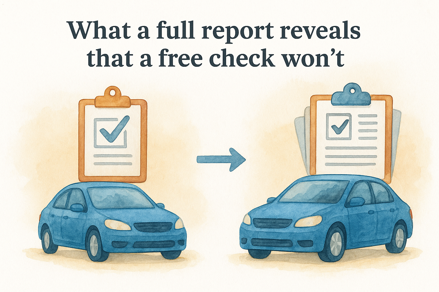 What a full report reveals that a free check won't