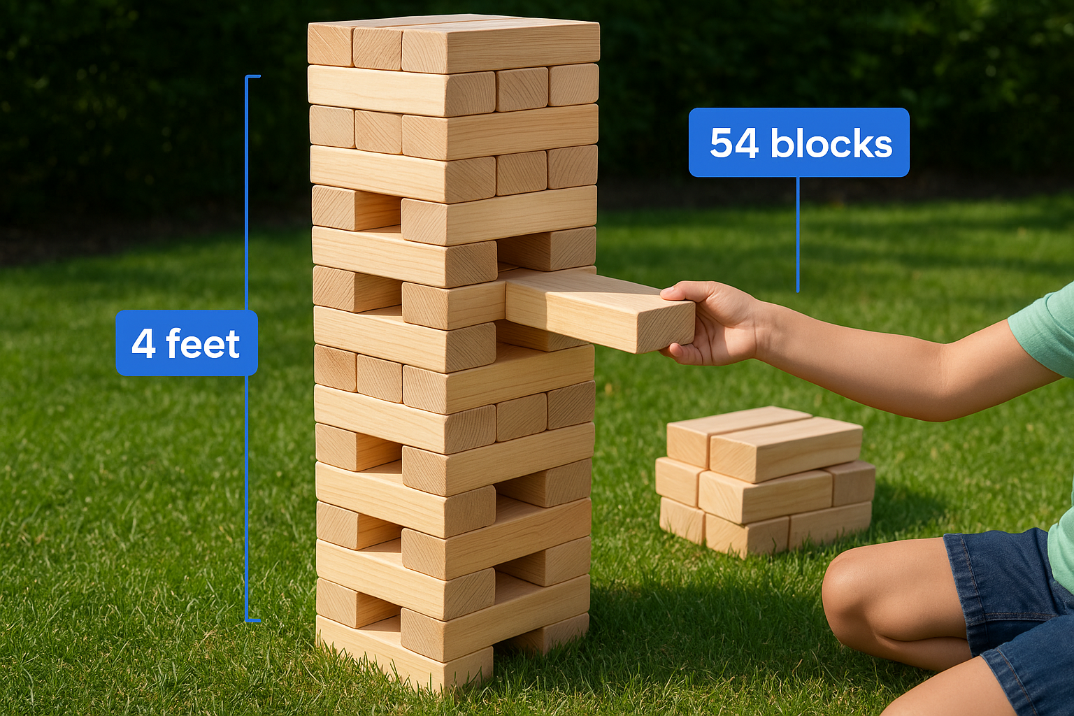Standard sizes and block counts