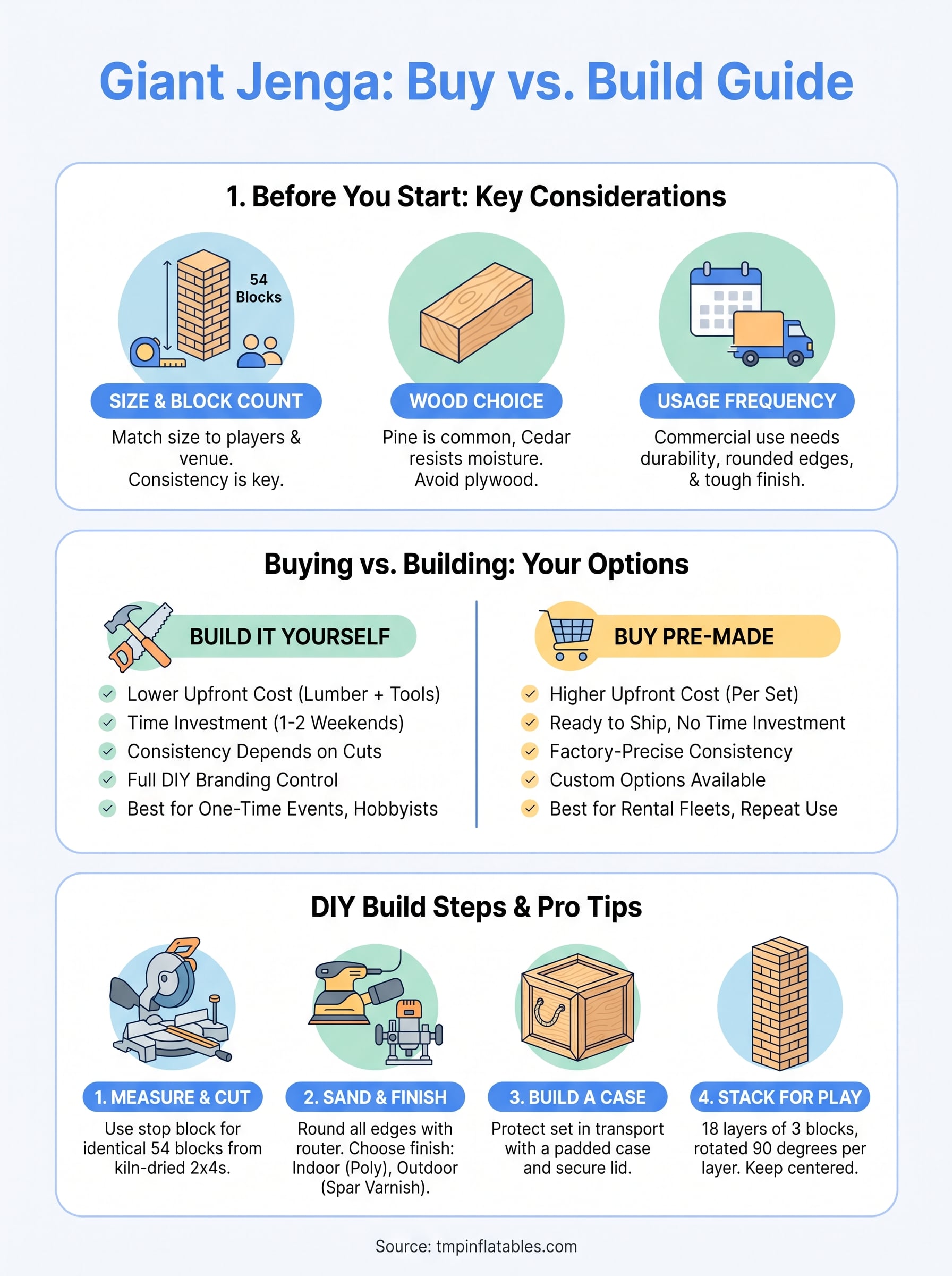 giant jenga infographic