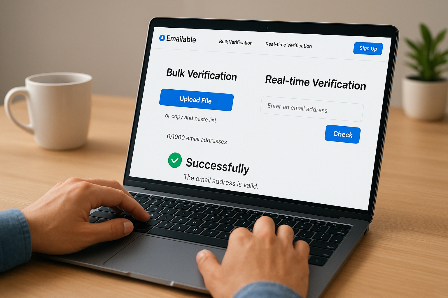 How Emailable handles bulk and real time checks