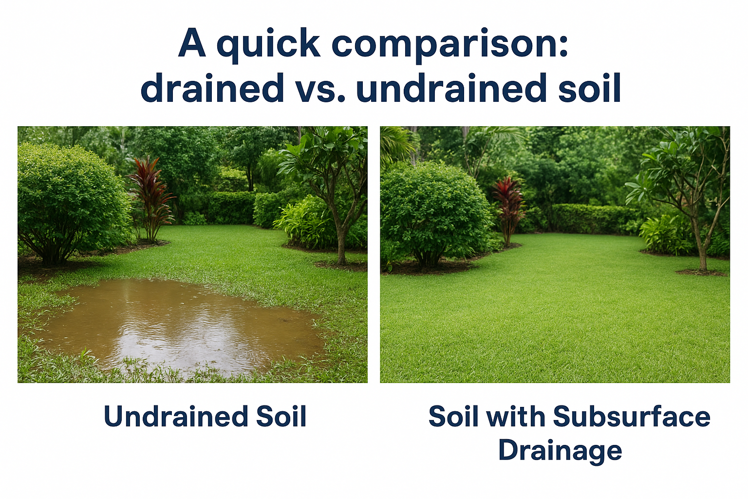 A quick comparison: drained vs. undrained soil