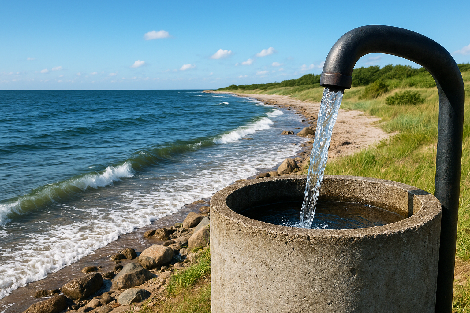 Saltvatteninträngning från havet