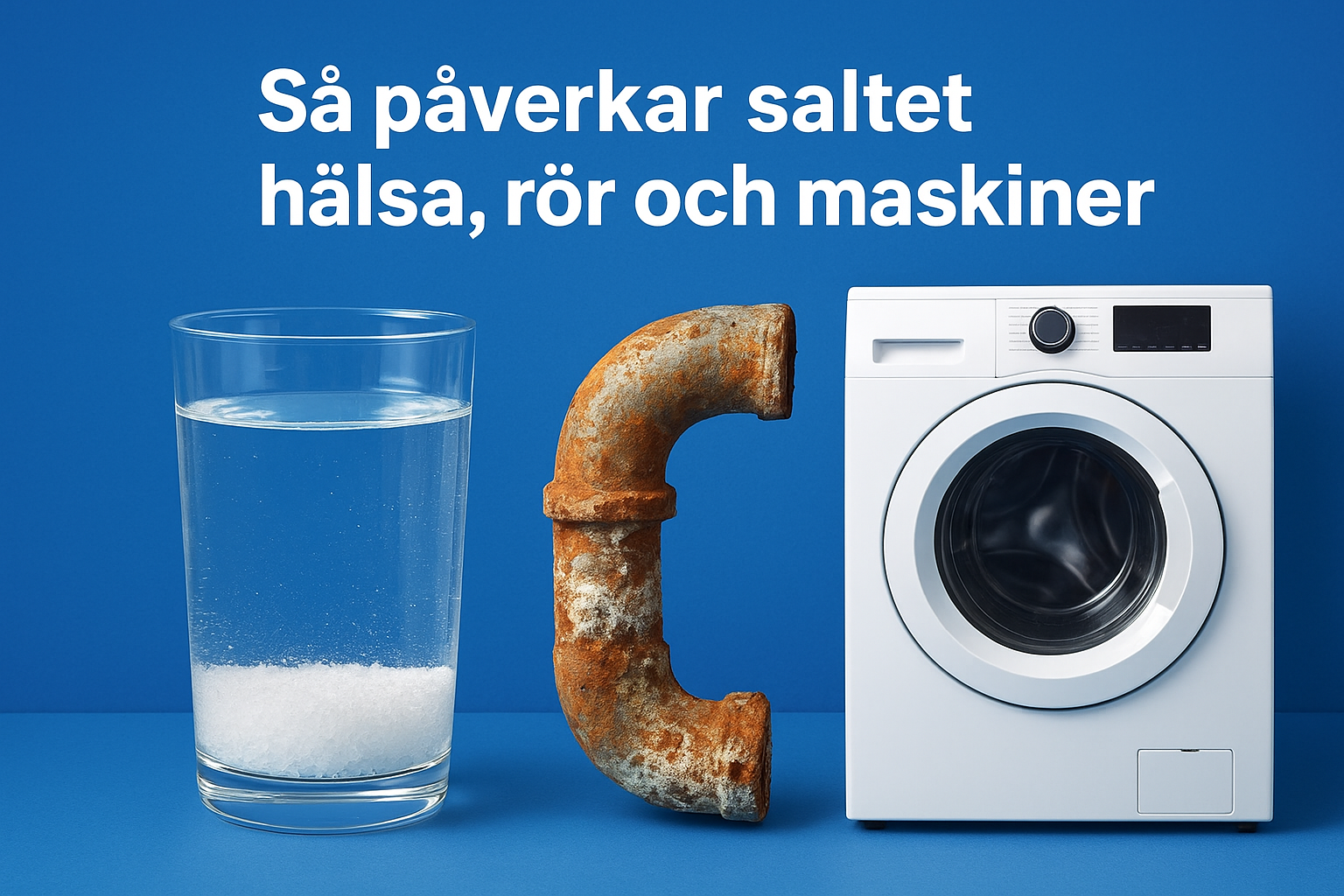 Så påverkar saltet hälsa, rör och maskiner