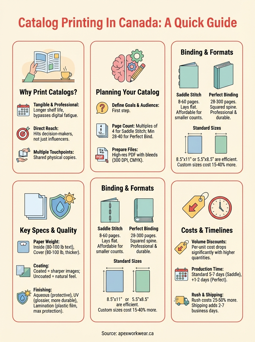 catalog printing infographic