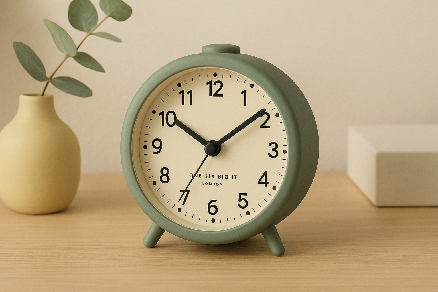 2. Leni retro alarm clock by One Six Eight London