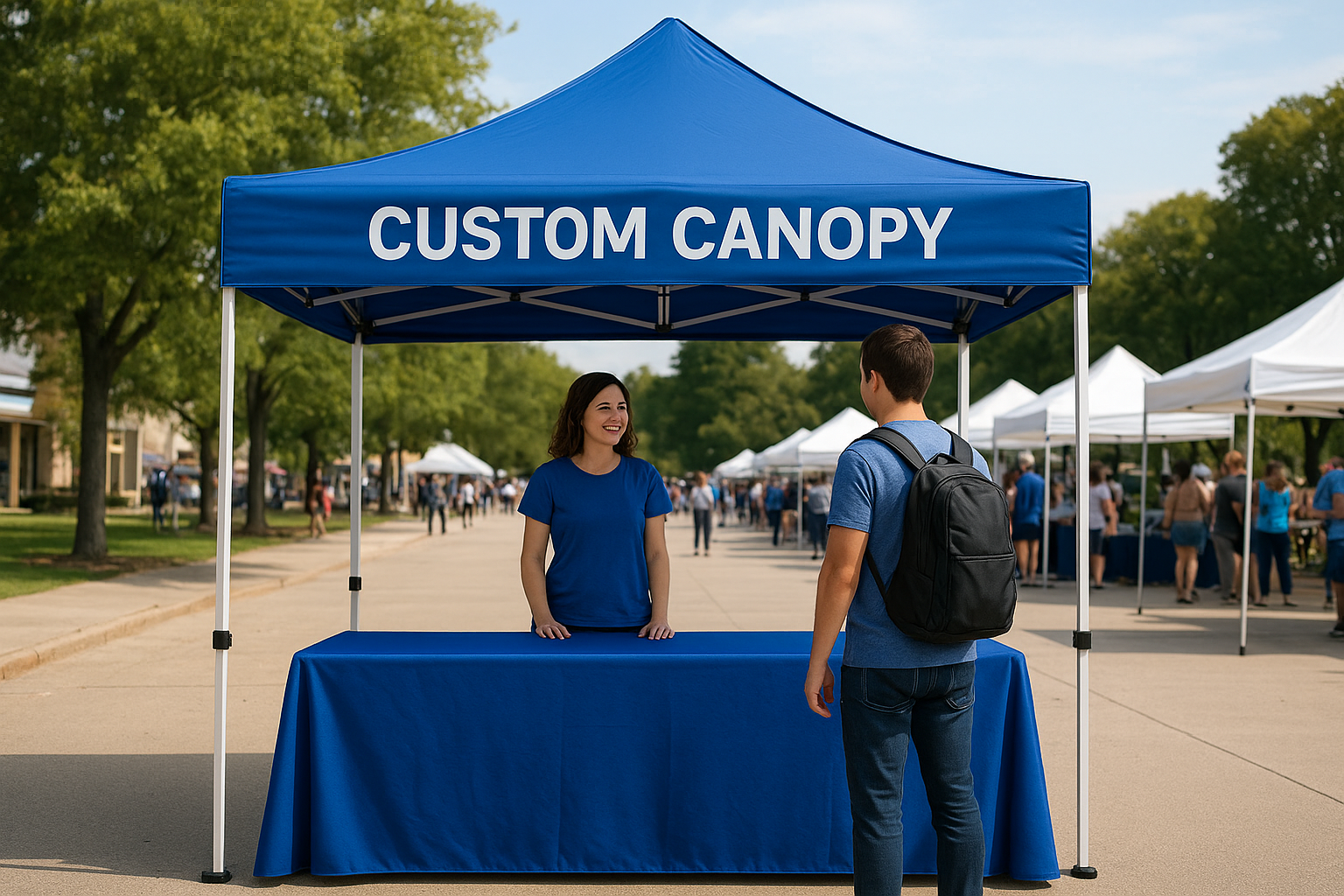 Best uses for custom canopies at events