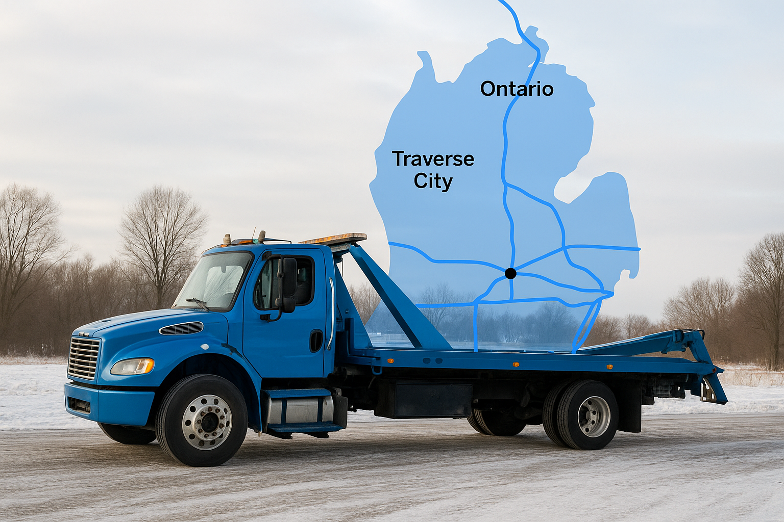 Long Distance Towing Service Near Me: Detroit Pricing & Options Coverage area and route planning