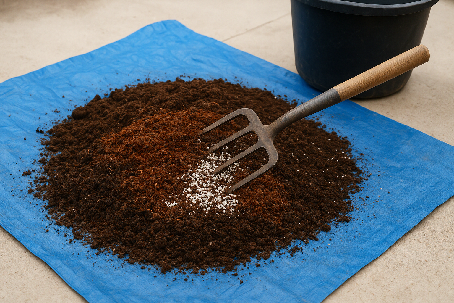 Layer, then turn, don't dump and stir