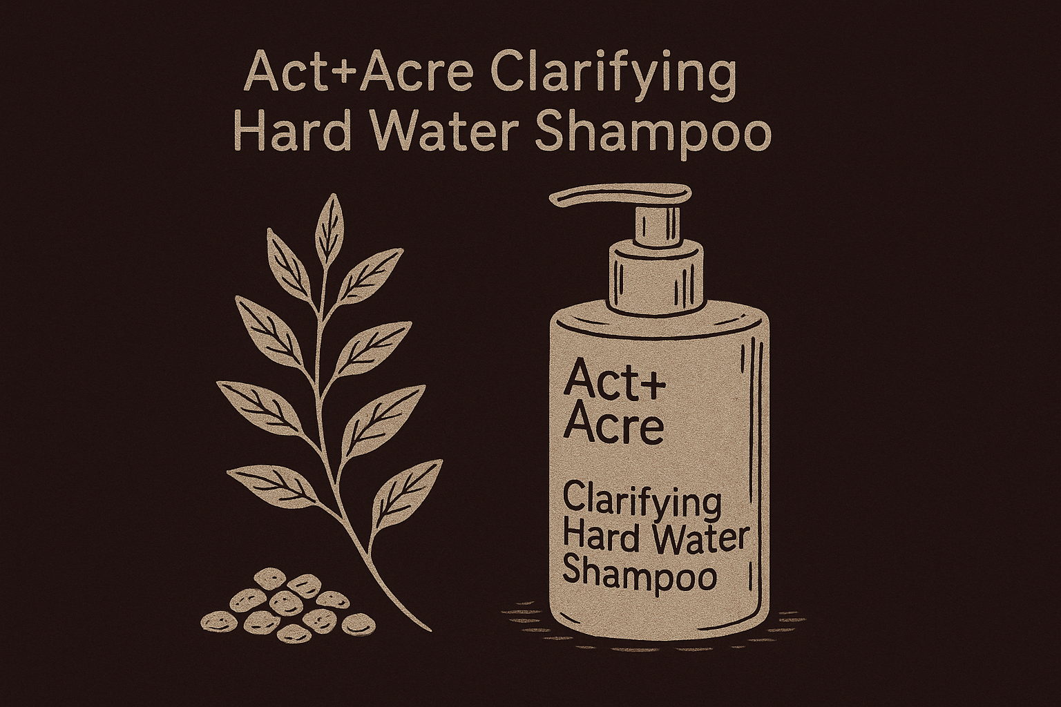 6. Act+Acre Clarifying Hard Water Shampoo