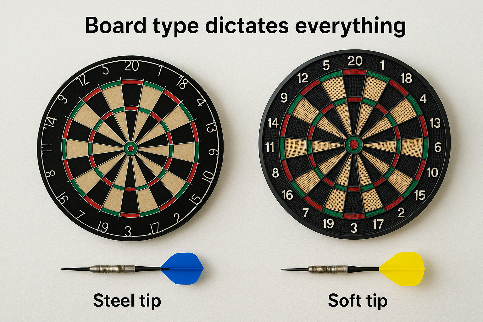 Board type dictates everything