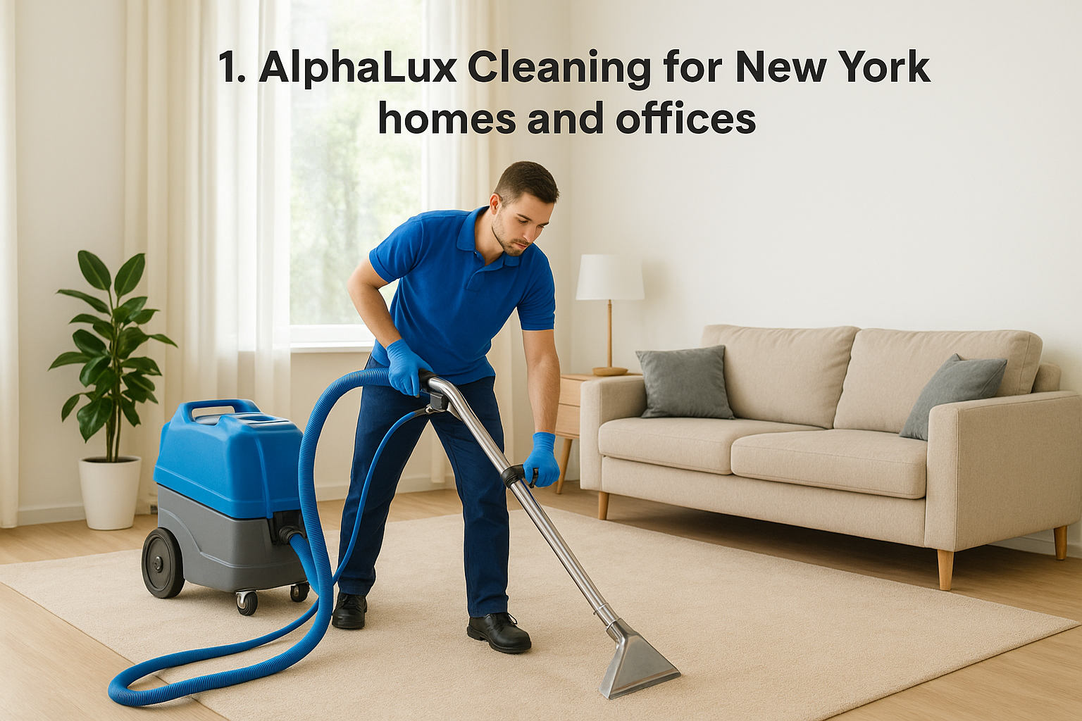 1. AlphaLux Cleaning for New York homes and offices