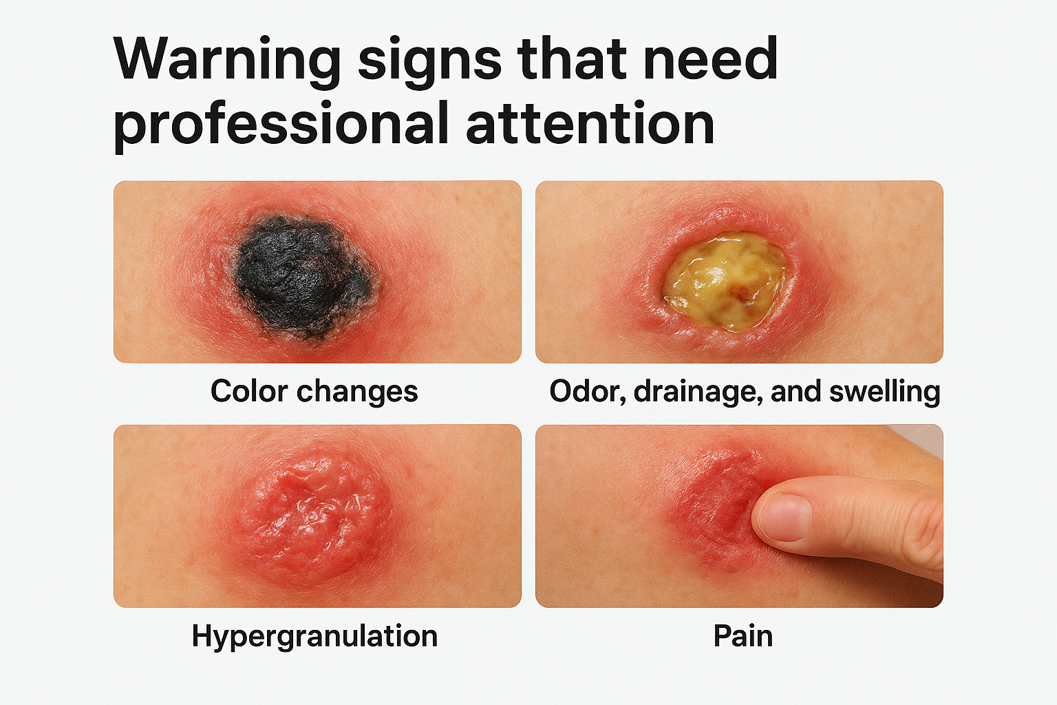 Warning signs that need professional attention
