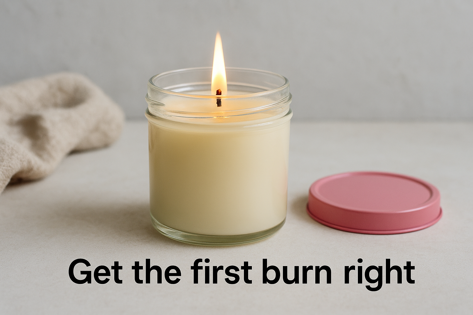 Get the first burn right