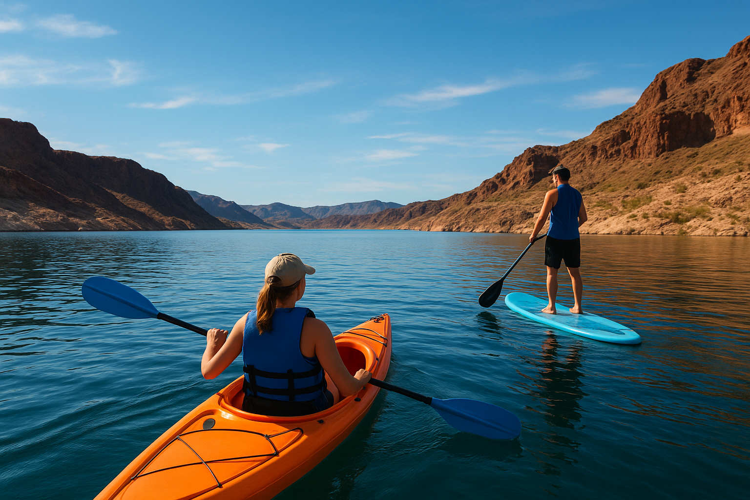 5. Lake Mead kayak and paddleboard tour
