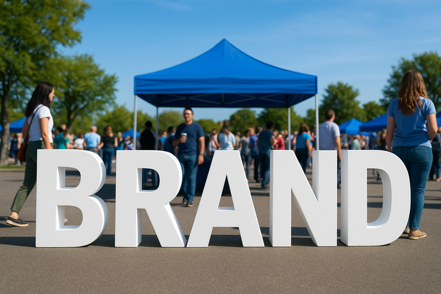 Why giant letters make events and brand activations memorable