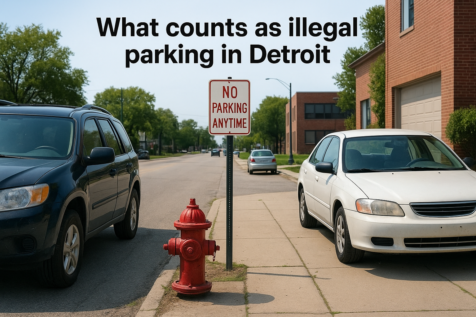 How to Get an Illegally Parked Car Towed in Detroit What counts as illegal parking in Detroit