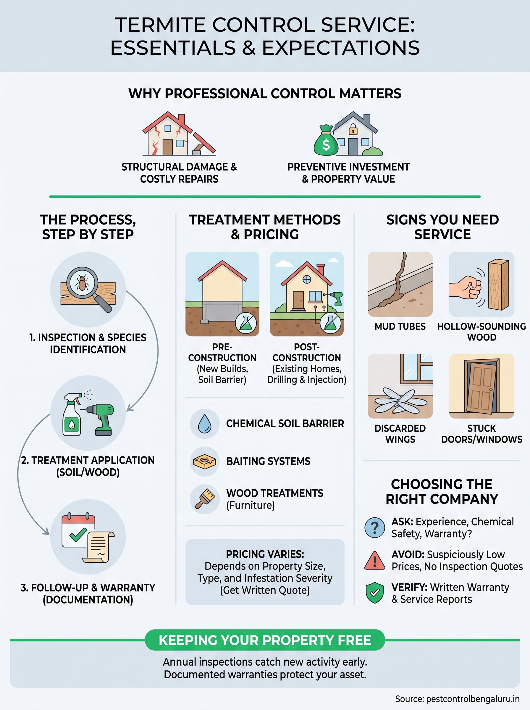 Termite Control Service: What It Is and What to Expect 3 termite control service infographic