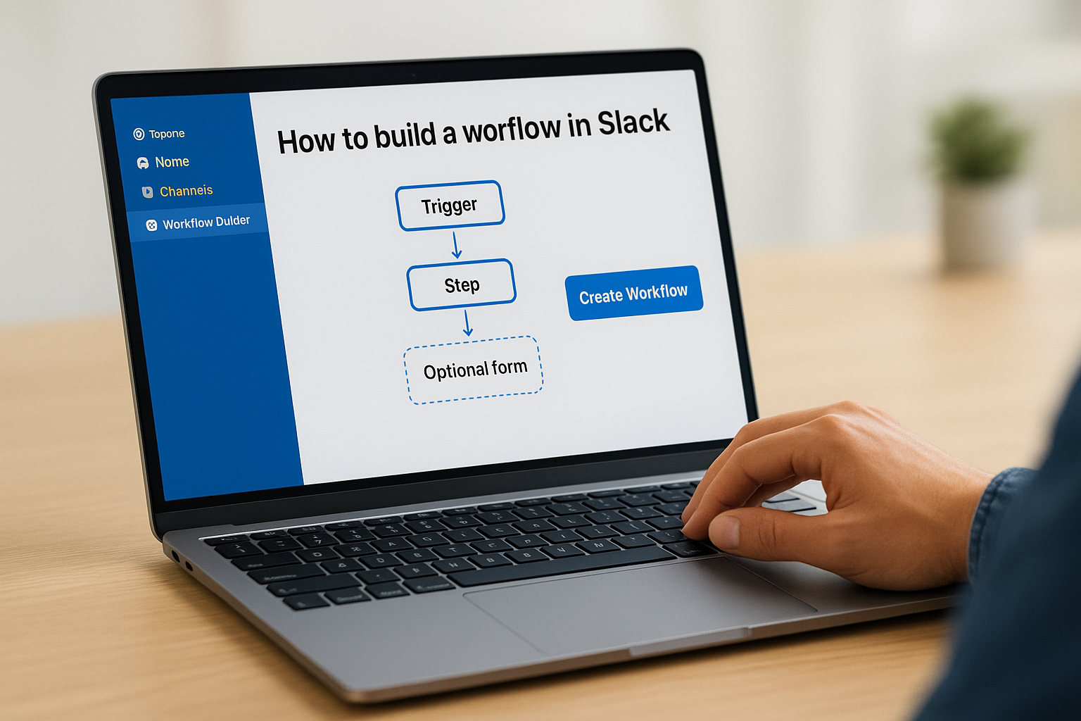 How to build a workflow in Slack