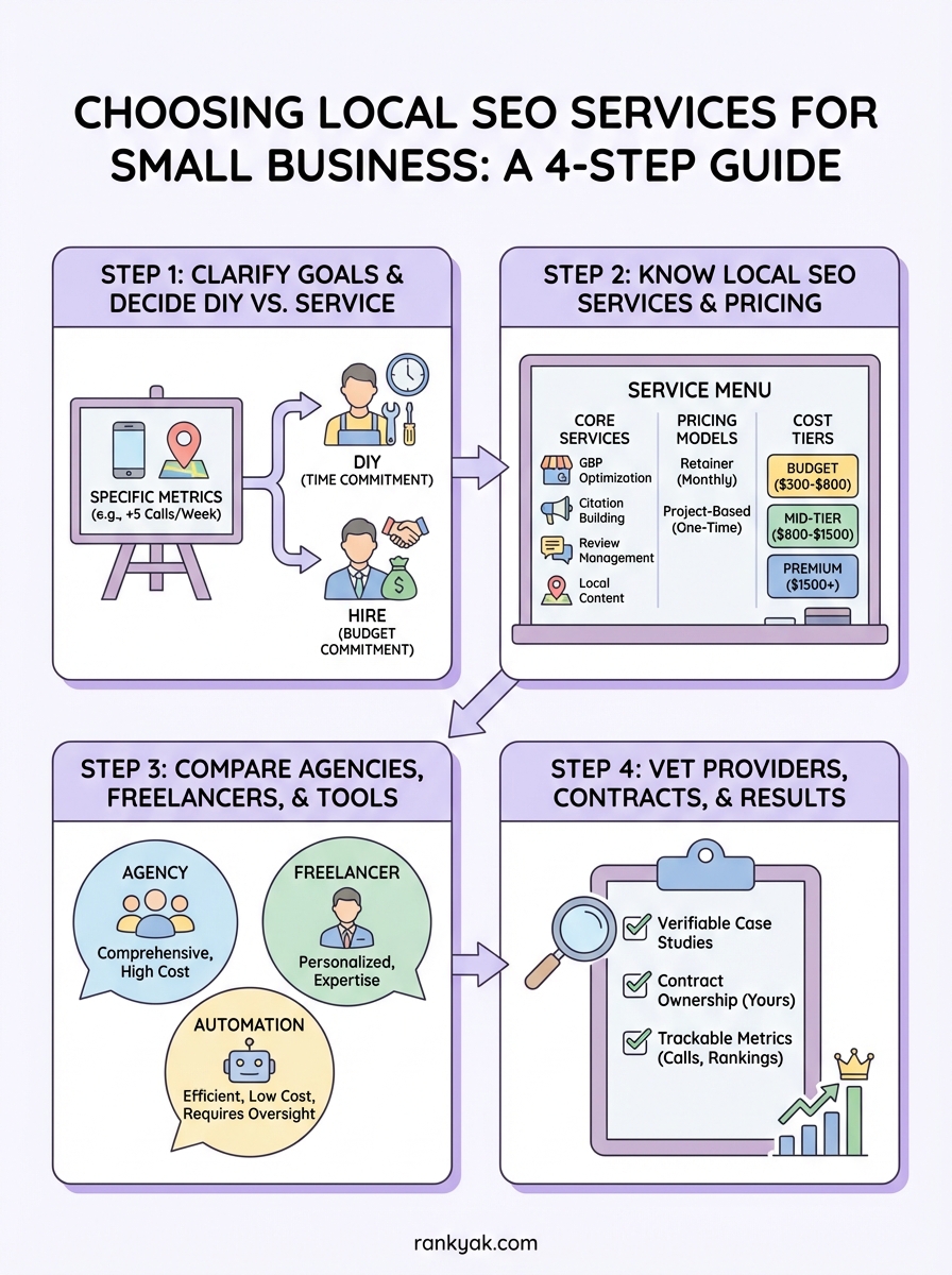 local seo services for small business infographic