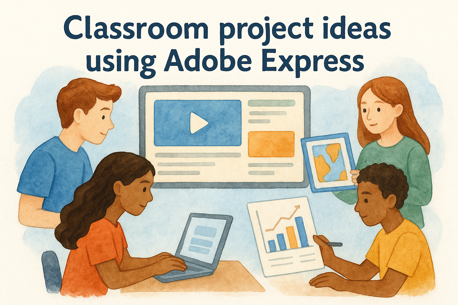 Classroom project ideas using Adobe Express