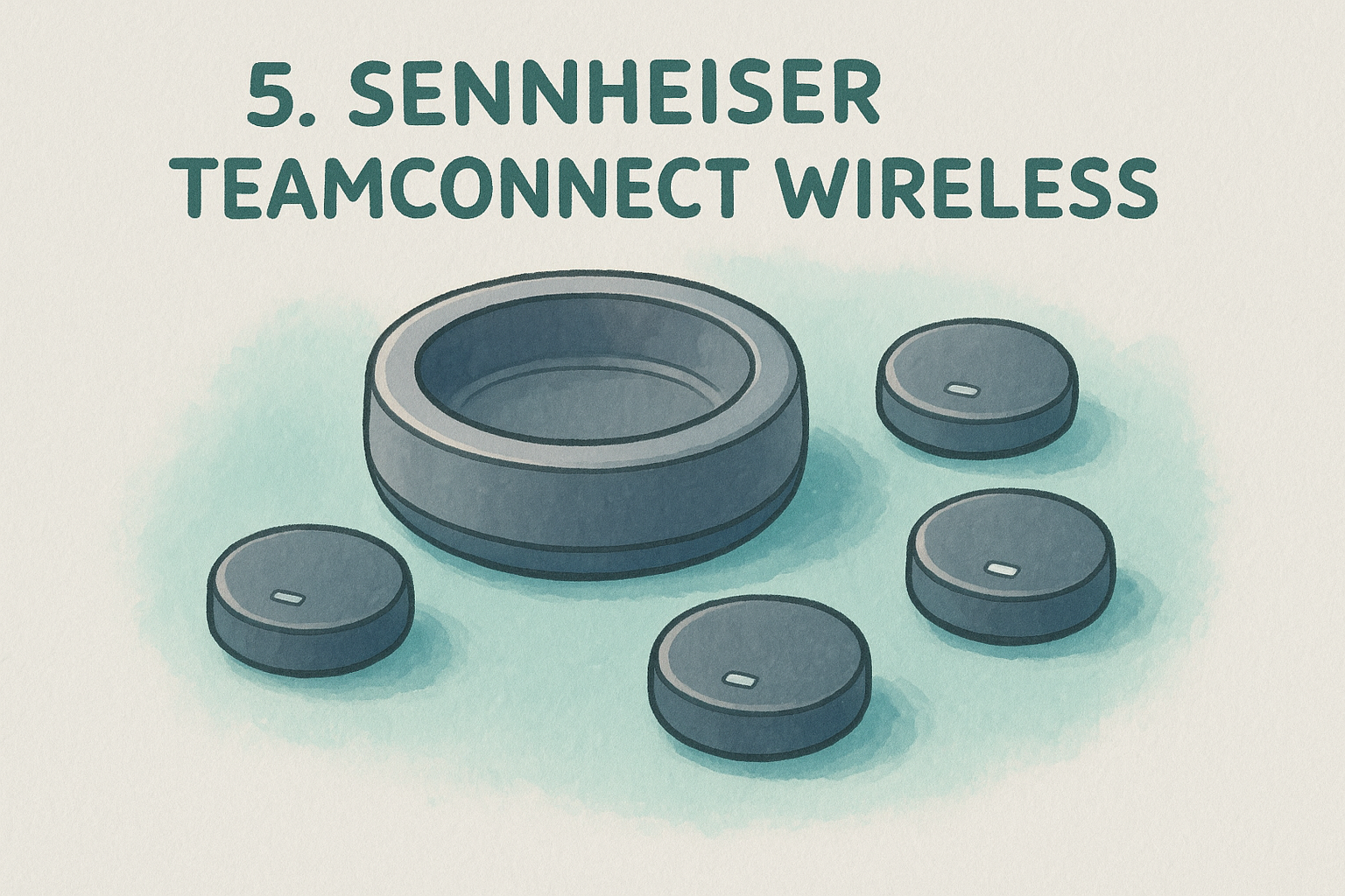 5. Sennheiser TeamConnect Wireless