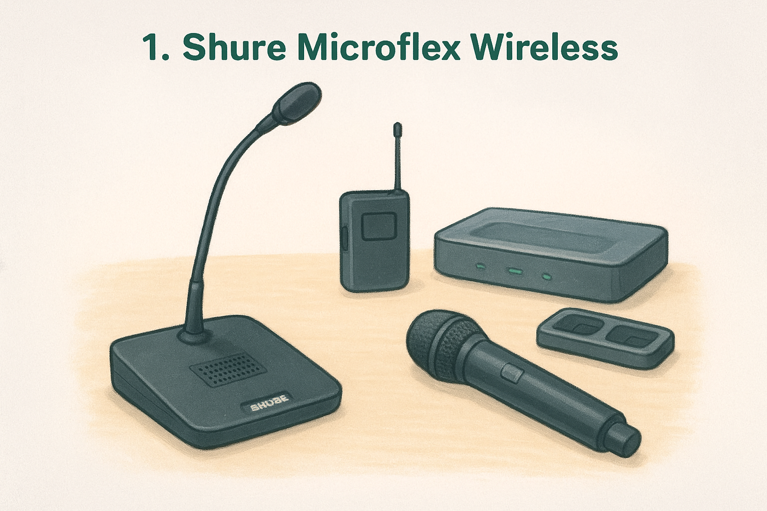 1. Shure Microflex Wireless