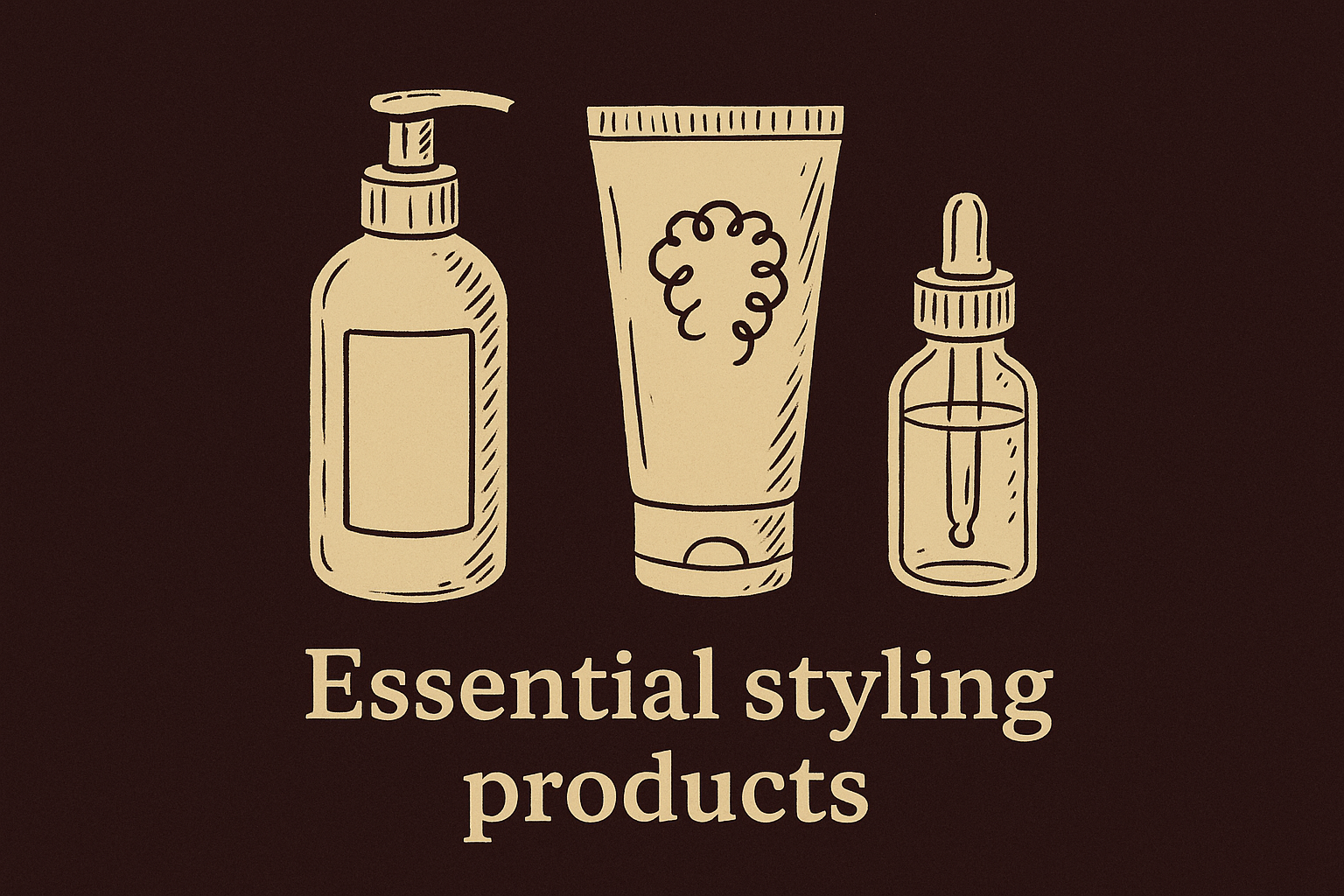 Essential styling products