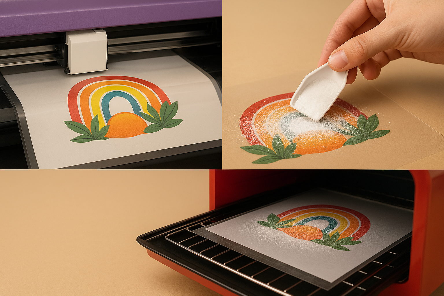 How DTF printing works, step by step