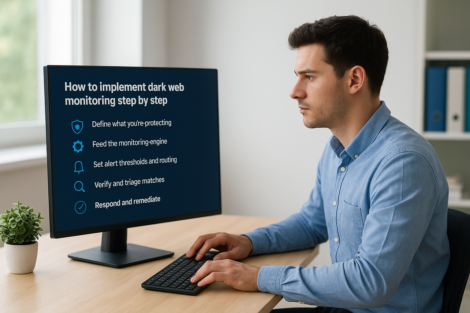 How to implement dark web monitoring step by step